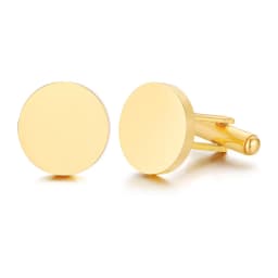 Personalized Engrave Initial Cufflinks for Wedding Birthday Groomsmen Gift Stainless Steel Cufflinks Statement Jewelry