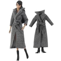 Handmade Doll Clothes Woolen Overcoat Outfit For 11.5 Inch 30cm Doll BJD Clothes Many Style Gifts For Doll Accessories