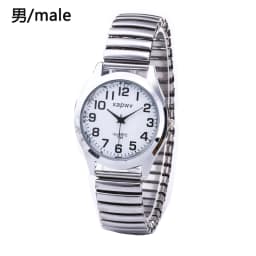 Large Dial Watch Men's Simple Women's Quartz Watch Fashion Casual Arabic Numeral Couple Watch Pair of Men and Women