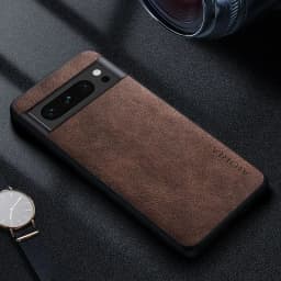 Premium Luxury leather Phone Case for Google Pixel 8 7 6 Pro 8A 7A 6A 5 5A 4A 4 XL 5G Retro Business Style Solid color cover