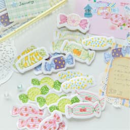 120 Pcs Kawaii Stationery Color Candy Label Index Stickers Aesthetic Message Memo for Handbook Scrapbooking Office Supplies