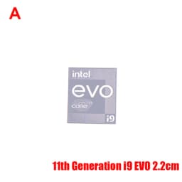 DIY Eleventh Generation 11th Generation Core I9 EVO I7 I5 Win10 Computer Sticker Notebook Label Laptop Metal Sticker