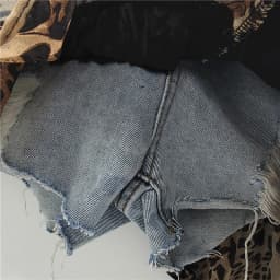 DEAT Denim Splicing Irregular Short Skirts For Women 2024 Summer New Fashion Versatile Chiffon Mini Skirt Female Trend 33A1587