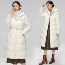 Women Winter Mid-Length Cotton Padded Jacket With 2025 New Women Warm Thicken Cotton Coat Korean Loose Hooded Parkas Outwear