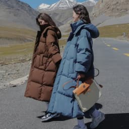 zjaiss 2026 Winter New Down Coats Long-style Cotton Dress Korean Version Large Size Korean Fashion Jackets Heat Parka Feminina