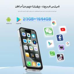 SERVO S16 MINI Android Pocket Smartphone 4G LTE 16GB/64GB Play Store WiFi Hotspot GPS Dual SIM 3.9" HD Screen Small Mobile Phone