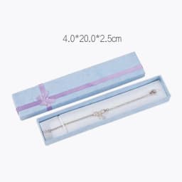 Paper Necklace Jewelry Box High-grade Gift Packaging Box Long Chain Bracelet Storage Box Jewelry Organizer Case Wholesale Joyero