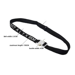 High Quality Woven Letter Logo 1017 ALYX 9SM Belt Functional Tactical Metal Buckle Street Unisex Adjustable Waist Belt Men Women