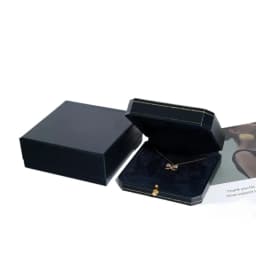 Customizable LOGO Vintage Octagonal Gold Text Storage Box Ring Earnail Bracelet Jewelry Packaging Case Collection Storage Box