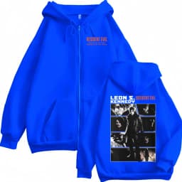 Limited Leon Kennedy Jacket Sweatshirt Resident Evil Requiemm Zipper Hoodies Men Women Harajuku Classic Cool Zip Up Hoodie Coats