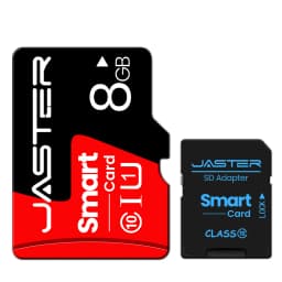 JASTER Mini SD Card 4GB 8GB 16GB Class 6 Real Capacity 32GB Memory SD Card High Speed Smart SD Card TF Red Suitable for Camera
