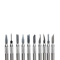 10PCS Multi-Functional Wax Carving Kit With Various Blades For Jewelry Ceramics And Polymer Clay Sculpting