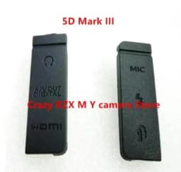 NEW 5D2 5D3 5D4 HDMI-compatible MIC Cap Interface Cover USB Rubber Lid Door For Canon 5D II 5D III 5D IV Part