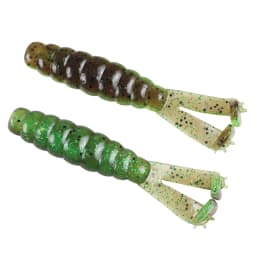 JOHNCOO 7cm 3.1g TPE Two T-tails Soft Bait Fishing Lure 6pcs Artificial Worm Bait Wobblers Swim Ned Rig