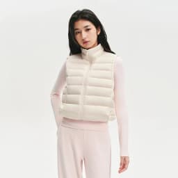 `BOSIDENG Women's Down Vest Sleeveless Puffer Jacket Lightweight Stand Collar Winter Warm Gilet Casual Outerwear`