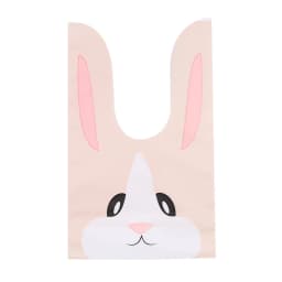 10/20pcs Cute Rabbit Ear Bags Plastic Cookie Candy Gift Bags For Easter Party Biscuits Snack Baking Packing Supplies Kids Gifts