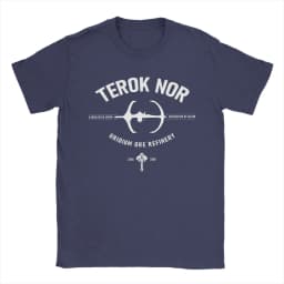 Men T-Shirt Star Treks Deep Space Nine Terok Nor Novelty 100% Cotton Tee Shirt Short Sleeve T Shirt O Neck Clothing Graphic