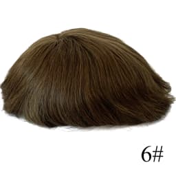 Full French Lace Bleach Knots Hairline Replacement System Toupee - Hair Replacement System for Natural Look Hair Extensions