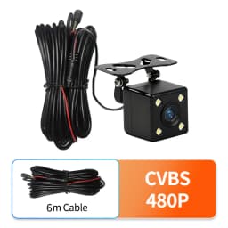 Imagebon 6m/10m AHD 1080P Backup Rear Camera 4 Pin 2.5mm Automatic Reversing Rearview Mirror Cam Car DVR