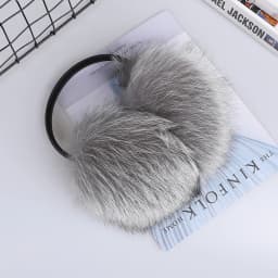 Real Fox Raccoon Fur Hang Ear Cover Warm Winter Earmuffs Headwear Ear Muffs Earmuffs Cold Ear Warmer Ear Protection Headband