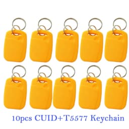 RFID Changeable Dual Chip Magic Card 125Khz T5577 EM4305 Clone Key 13.56Mhz CUID Gen2 Rewritable Copy Token IC ID NFC Tag