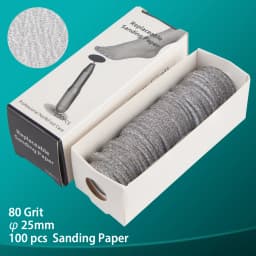 FILI 25 MM Replaceable Sandpaper for Pedicure Disc Foot Dead Skin Cuticle Callus Removal Professional Foot Rasp Files