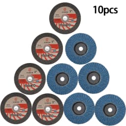 5/10pcs 75mm 3inch Mini Resin Cut Off Wheel Flap Disc Zirconia Grinding Wheel Circular Resin Cutting Disc For Angle Grinder Tool