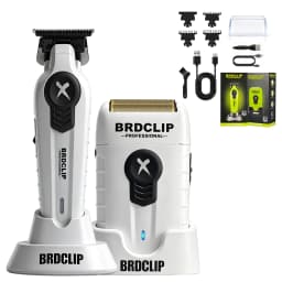 Professional Floating High Speed Foil Shaver Hair Beard Trimming Set Electric Trimmer for Man with Base BRDCLIP