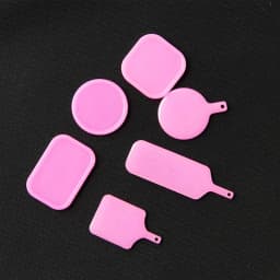Miniature Food Candy Biscuits Tray Silicone Mold Mini Dessert Tray Plate Uv Resin Mold Food Play Round Keychain Silicone Mold
