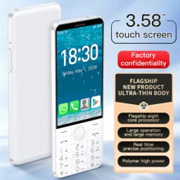 DOOV F27 Touch Keyboard Phone 3.58 Inch Android14 4GB+64GB 2120mAh Google Play BT Hebrew Add 64GB Card Smartphone TYPE-C Eadset