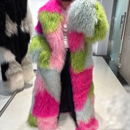 YOLOAgain 135-140cm Floor Length Mongolia Sheep Fur Coat Women Winter Warm Party Long Fur Coat Ladies Overcoat