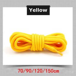 Round Shoe Laces Classic High Quality Black Shoelaces Outdoor Casual Sneakers Mountaineering Polyester Shoe Lace