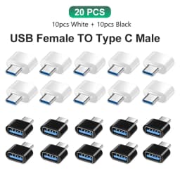 EXSKOF OTG USB 3.0 To Type C Adapter Type-c Female to USB Male Converter for Macbook Xiaomi Samsung OTG Connector