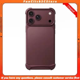 Aluminum ARC PULSE Case for IPhone 18 17 Pro Max Metal Rubber Double-layer Borderless Phone Case Protective Frame Cover
