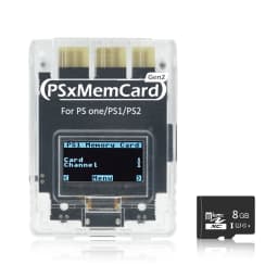 Bitfunx PSxMemCard Gen2 Sd2psXtd to Store Saves for PS1 and PS2 Games for PlayStation1 PS One Playstation2 Game Consoles