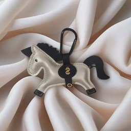 Small Horse Multi-color Pendant Leather Pendant Keychain Backpack Accessory Multicolored Creativity
