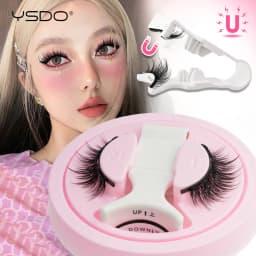 YSDO 1Pair Glue-free Magnetic Eyelashes Natural 3D Mink Eyelashes 2025 New Reusable Sensitive Eye Friendly Magnet Eyelash Kit