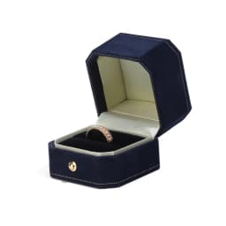 New Octagonal Jewelry Organizer Box for Earrings Ring Pendant Necklace Bracelet Storage Flannelette Vintage Gift Packaging Box