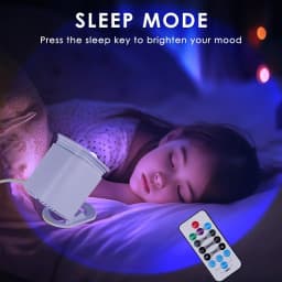 Galaxy Projector Night Light For Children 35 Modes Nebula LED Sunset Lamp Starry Sky Star Projector For Room Decoration