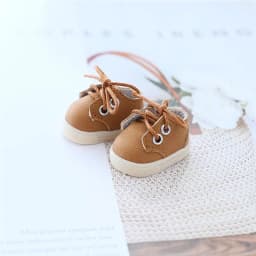 3.5cm Doll Canvas Shoes Leather Shoes For 15 17 cm For Labubu Doll Mini 1/6 BJD OB27 10cm Cotton Doll Clothing Outfit Accessory