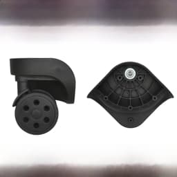 Universal Luggage Wheel Replacement Parts Quiet Universal Spinner Wheels Repair for Suitcase Password Box Shock Absorption