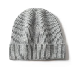 MERRILAMB Natural Cashmere Hat For Men Winter Soft Warm Outdoor Casual Knitted Beanie Hat Autumn Solid Color Ribbed Caps