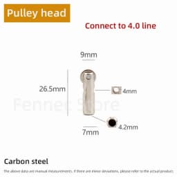 Wire Puller Connector Head Electrician Automatic Thread Guide Special Crimping Mold Cable Elastic Threader Accessories Repair