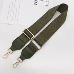IGNICASE New Rhombus Wide Shoulder Strap Adjustable Solid Color Versatile Webbing Accessories Women's Bag Replacement Belt