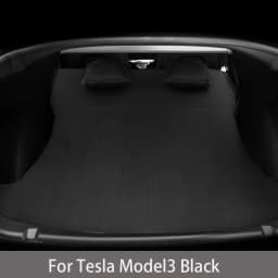 For Tesla Model 3 Model Y / YL 2026-2017 Inflatable Air Mattress Outdoor Camping Inflatable Special Suede Fabric Car Travel Bed