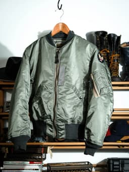 MA1 American Style Bomber Jacket Standard Fit Cotton Wool Nylon Thread Flight Jacket Casual Fashion Urban Youth Thickened