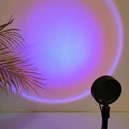 16 Color RGB Ambient Light LED Night Light Projection Light with Remote Control, USB Power Supply
