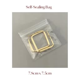 10/20 Pieces Self-sealing Bracelet Earrings Plastic Transparent Jewelry Gift Storage PVC Bag For Small Business Customize Logo