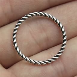 40pcs Round Circle Charms For Jewelry Making Tibetan Bronze Silver Color Pendants Antique Jewelry Making DIY Handmade Craft
