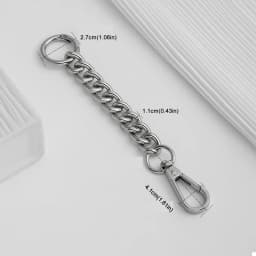 Handbag Handle Replacement Chains Extension Bag Chain Short Metal Purse Chain Strap for Extend Shoulder Bag Strap